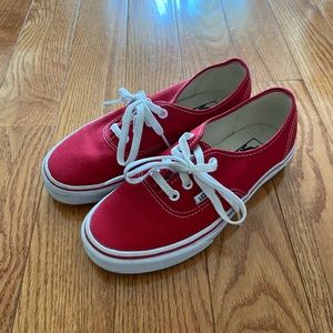 Vans Authentic Red